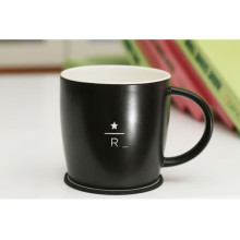 Chine Conception ronde tasse de thé avec tasse Mat en porcelaine pour promotionnel